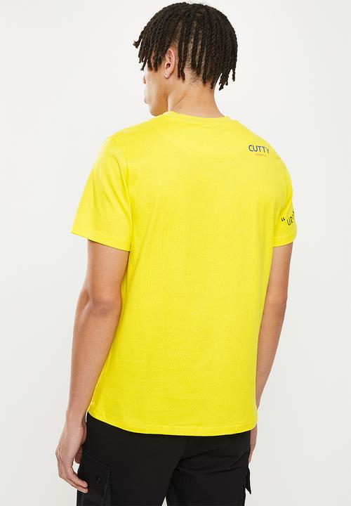Cutty - Ajax badged regular fit T-shirt - yellow