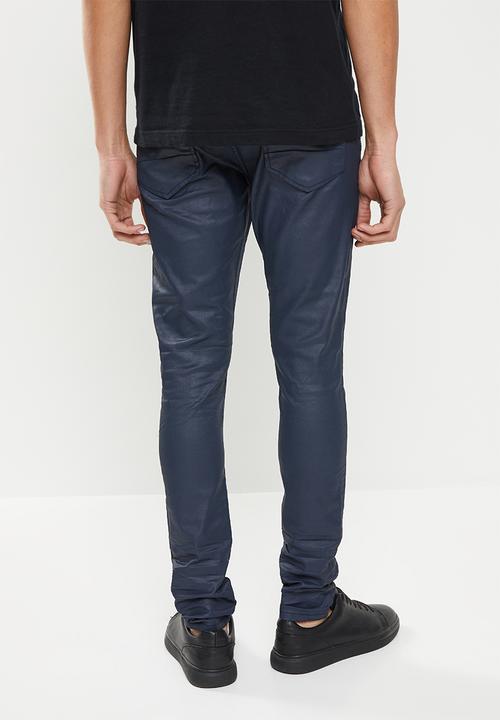 Cutty - Root skinny fit knitted coated denim jean - tint