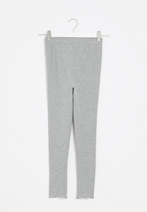 Superbalist - Rib legging - grey melange