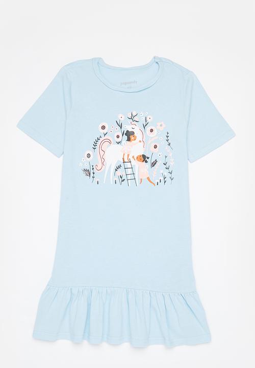 Superbalist - 2 Pack drop waist dress - blue & pink