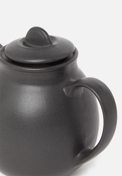 Urchin Art - Calanthea teapot - black & gold