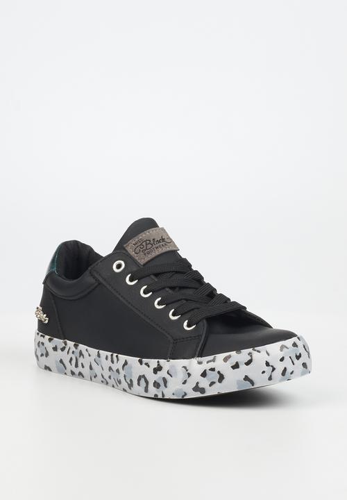 Miss Black - Baker16 flatform sneaker - black