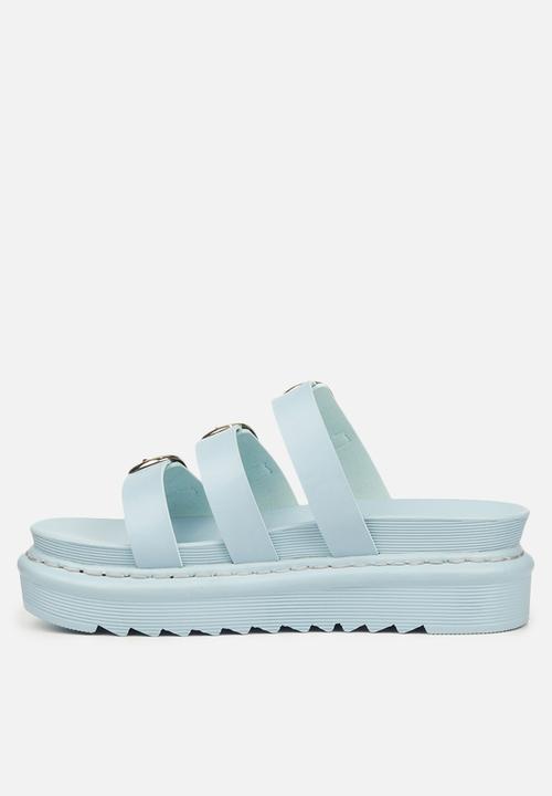 Rock & Co - Rouge 2 chunky flatform slide - blue