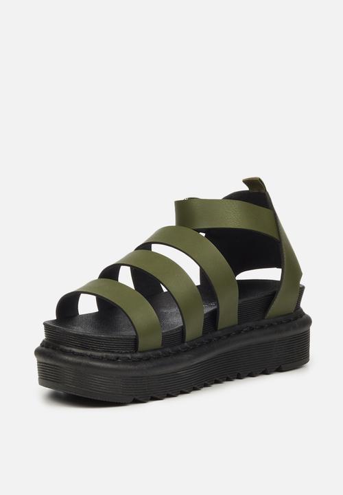Rock & Co - Rouge 4 chunky flatform sandal - olive