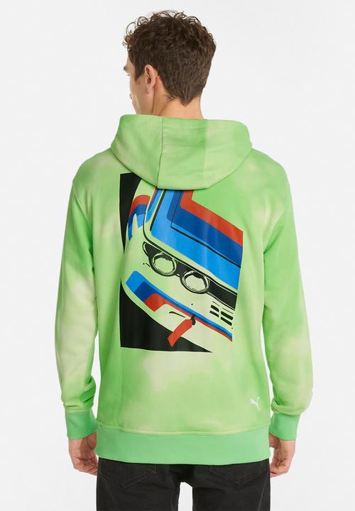 PUMA - BMW  Motorsport Statement Hoodie  - paradise green