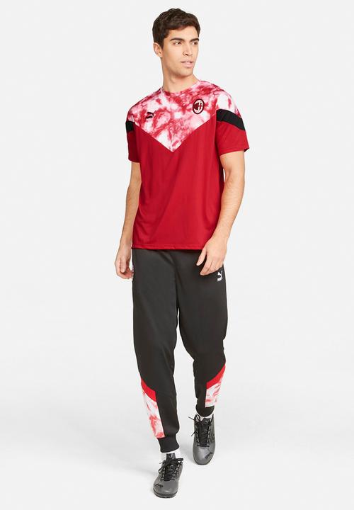 PUMA - AC Milan Iconic MCS  T-shirt - tango red-puma black