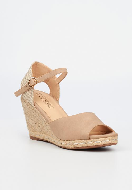 Miss Black - Jojo2 espadrille wedge heel - neutral