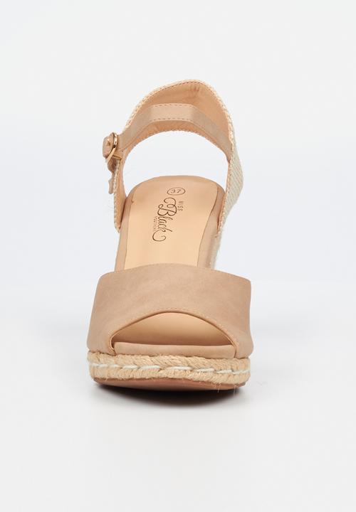 Miss Black - Jojo2 espadrille wedge heel - neutral