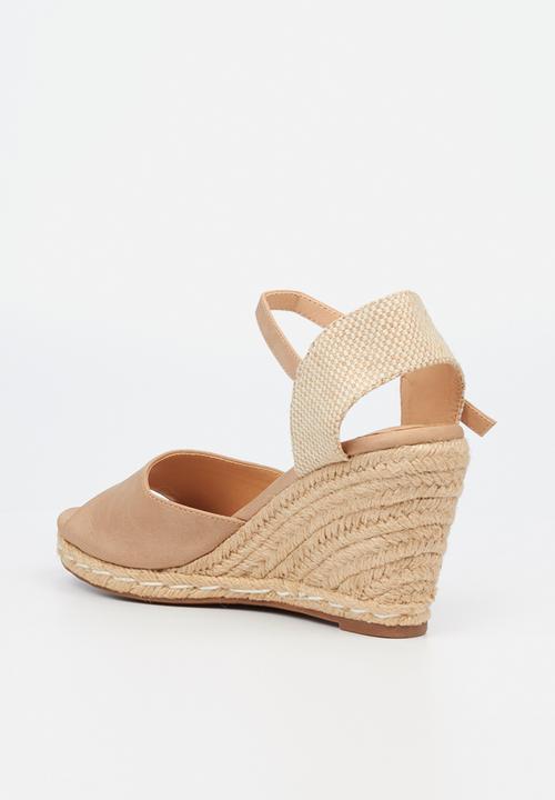 Miss Black - Jojo2 espadrille wedge heel - neutral