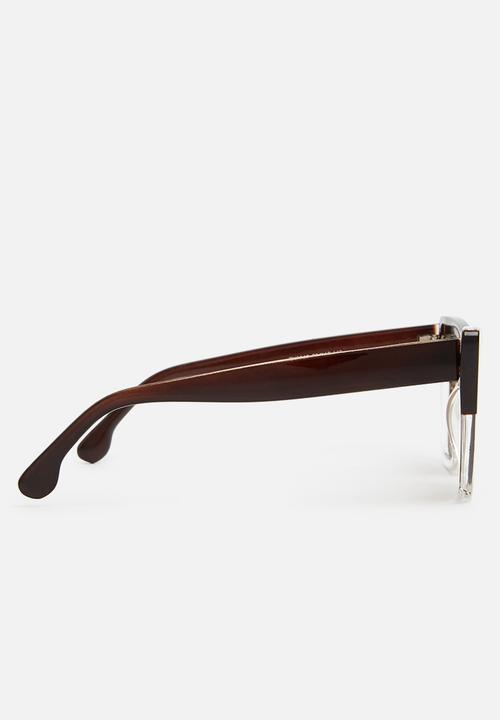 Superbalist - Cateye sunglasses - clear & black
