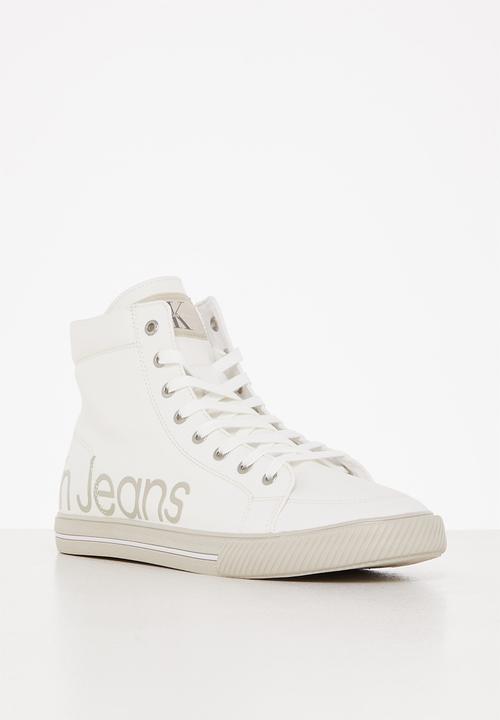 Calvin Klein - Retro vulcanized - mid 1 - bright white