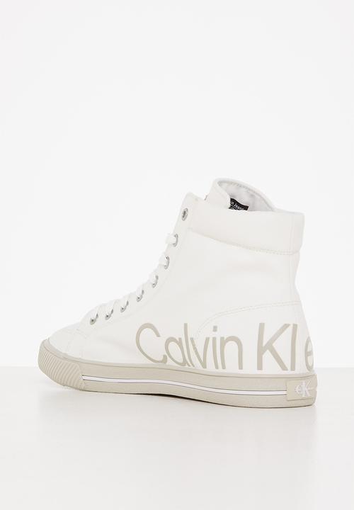 Calvin Klein - Retro vulcanized - mid 1 - bright white