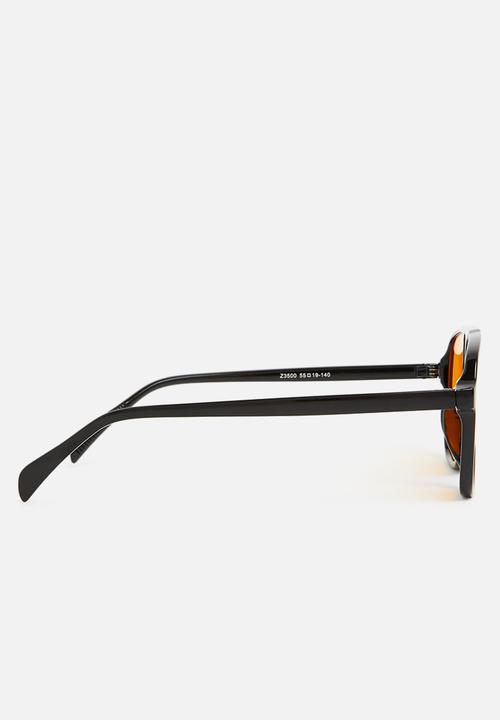Superbalist - Aviator sunglasses - black & orange