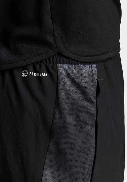 adidas Performance - D4M AEROREADY HIT Graphic Training Shorts - black & white
