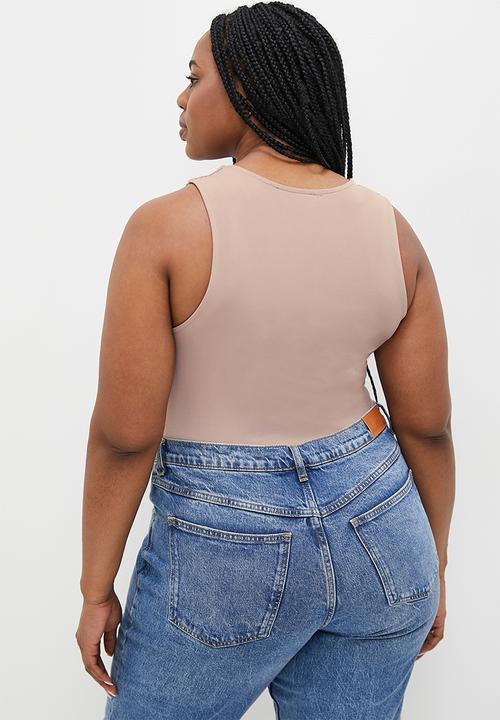 Superbalist - Basic bodysuit - mocha