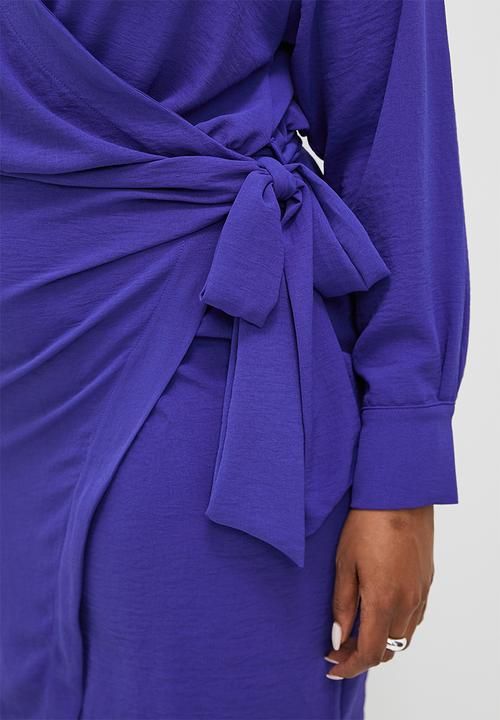 Superbalist - Wrap collar mini - bright blue