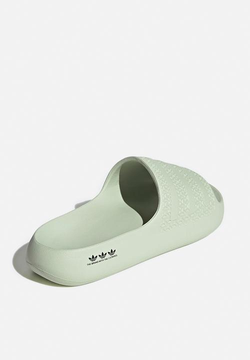 adidas Originals - Adilette ayoon w - linen green/core black/linen green