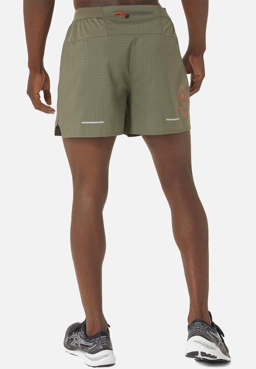 ASICS - Fujitrail logo short - mantle green