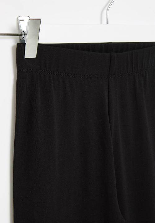 SISSY BOY - Leggings with elasticated waist - black