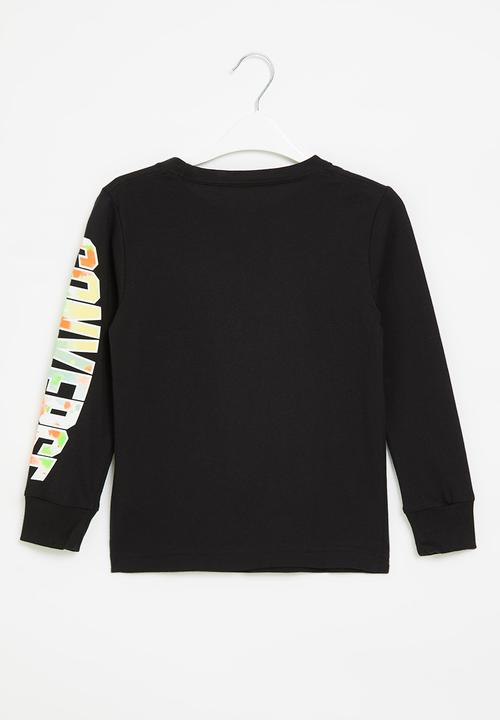 Converse - Cnvb sneaker box fill long sleeve - black