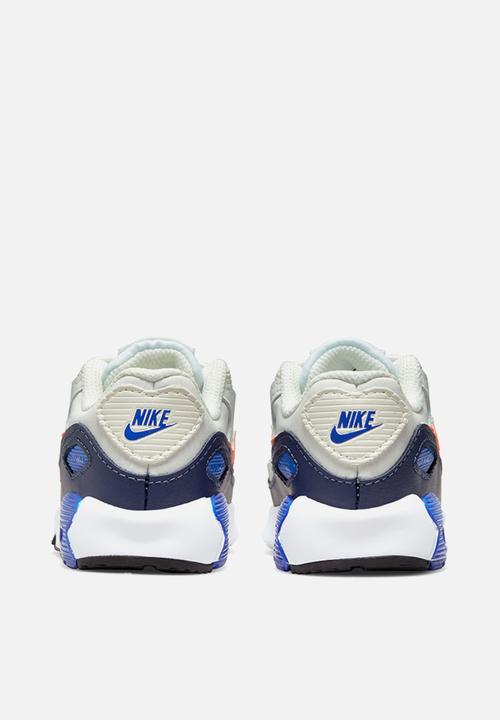 Nike - Nike air max 90 - summit white/safety orange-midnight navy