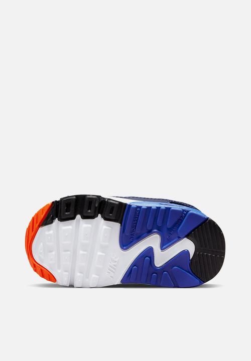 Nike - Nike air max 90 - summit white/safety orange-midnight navy