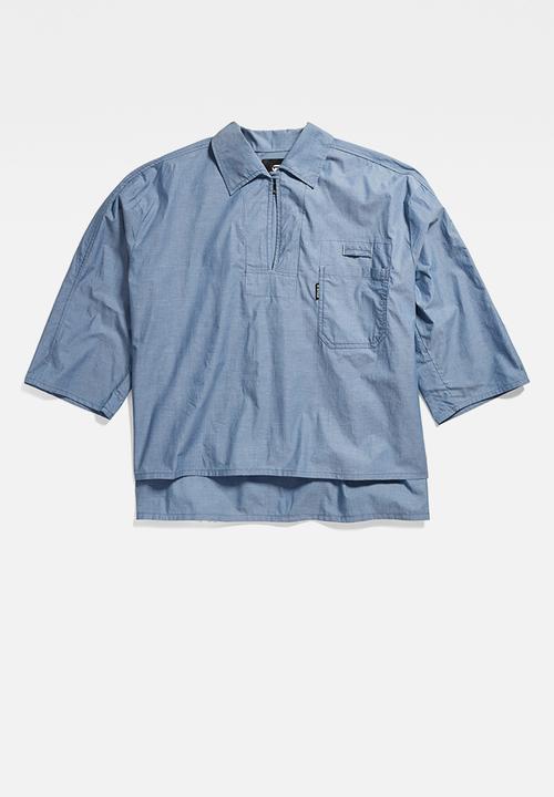 G-STAR - Bowling short sleeve polo - lt cloud