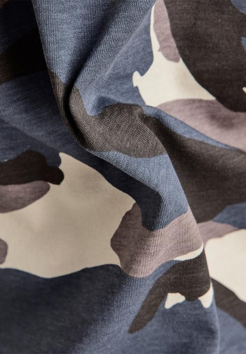 G-STAR - All over v t - brown rice woodland camo