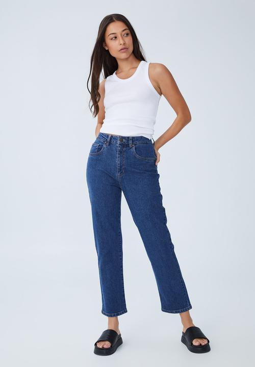 Cotton On - Straight stretch jean - nordic blue
