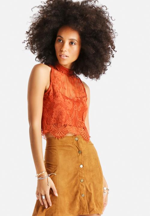 Glamorous - Lace Crop Top
