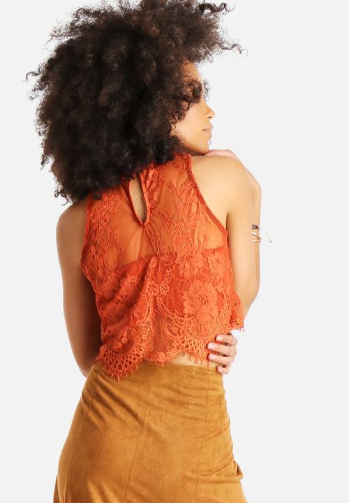 Glamorous - Lace Crop Top