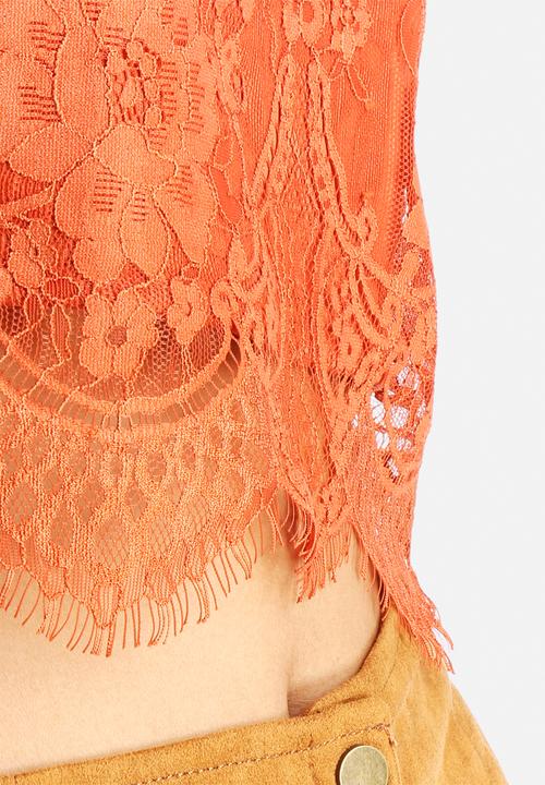 Glamorous - Lace Crop Top
