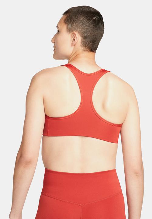 Nike - W Nike df swoosh non padded bra - cinnabar