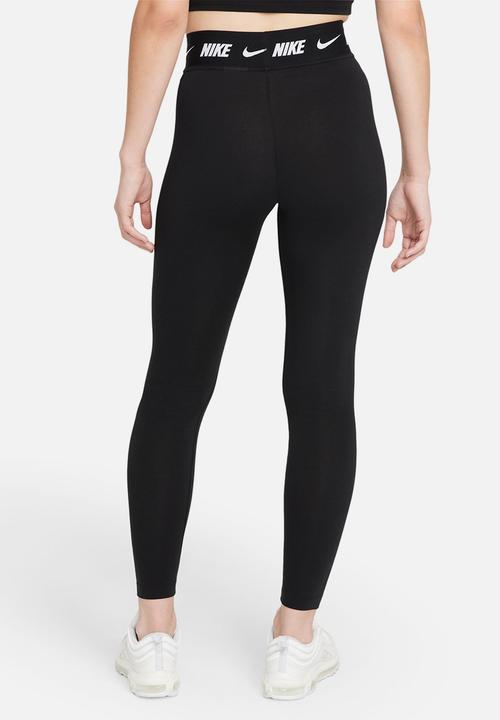 Nike - W nsw club hw legging - black & dk smoke grey