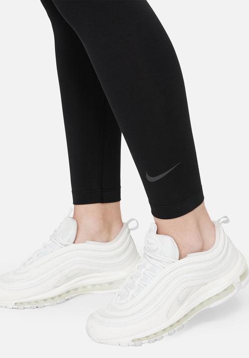 Nike - W nsw club hw legging - black & dk smoke grey