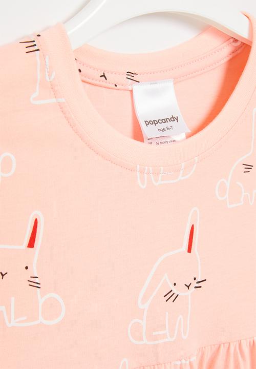 Pop Candy - Bunny  dress - dusty pink