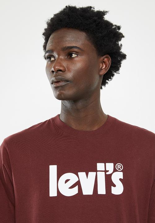 Levi’s® - Short sleeve relaxed fit tee - burgundy