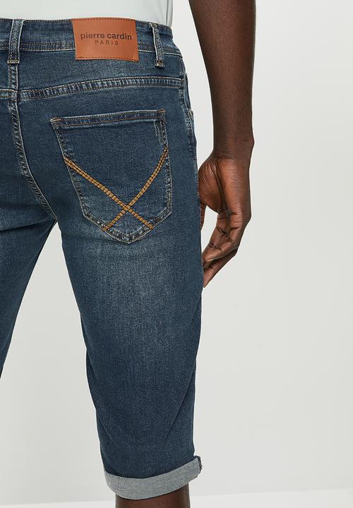 Pierre Cardin - PC eagle short slim fit  - double blue