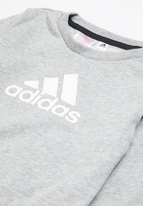 adidas Originals - I bos jog ft - medium grey heather & white