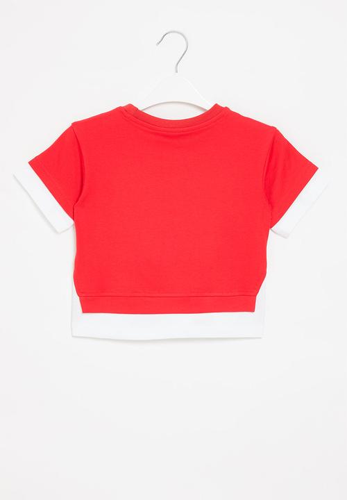 Pop Candy - Layered tee - red