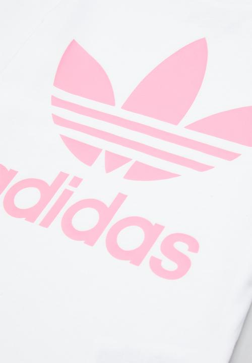 adidas Originals - Short tee set - white & bliss pink