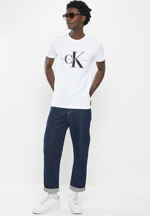 Calvin Klein - Core monogram slim tee - white