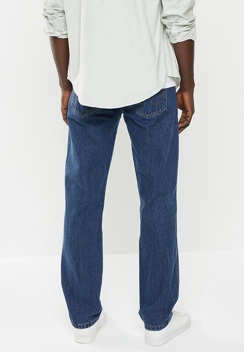 Wrangler - Texas regular straight leg jeans - stonewash