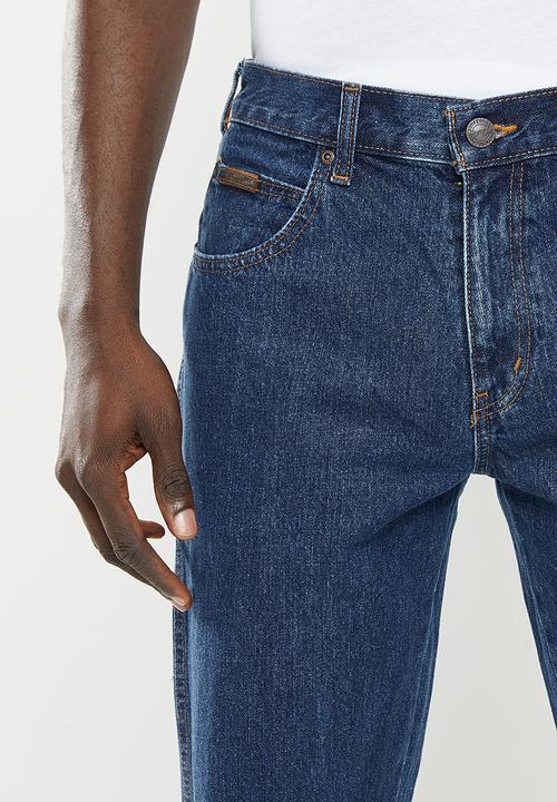 Wrangler - Texas regular straight leg jeans - stonewash