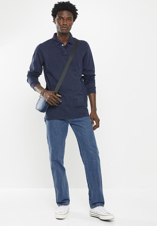 Wrangler - Texas regular straight leg jeans - double stonewash