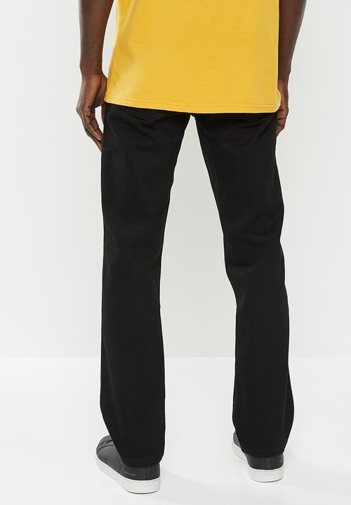 Wrangler - Texas regular straight leg jeans - black