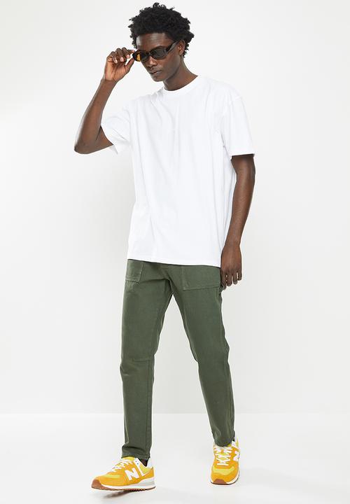 Jonathan D - Duke  crewneck T-shirt box fit - white