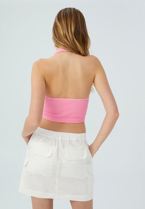 Cotton On - Scout cargo mini skirt - chalk white