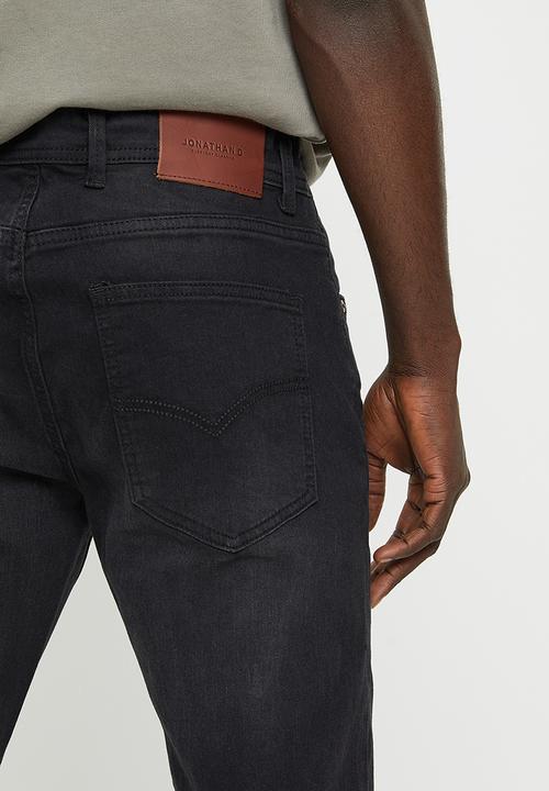 Jonathan D - Josh five pocket denim jeans slim fit - black