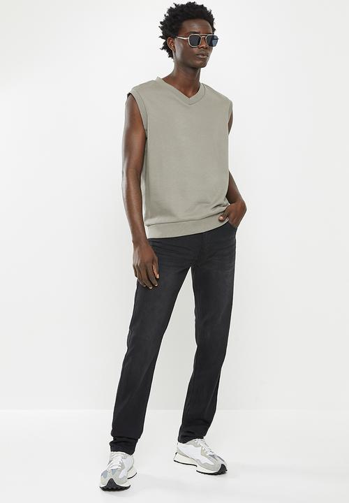 Jonathan D - Josh five pocket denim jeans slim fit - black